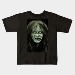 The Face Of Horror Kids T-Shirt